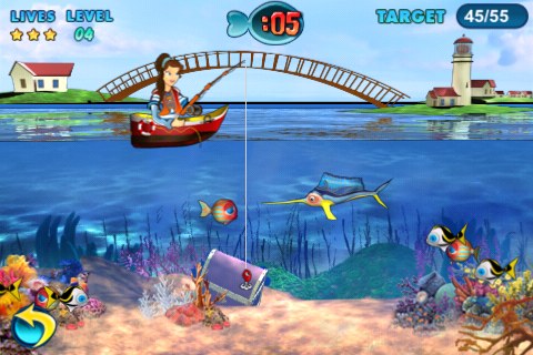 Fishing Frenzy preview from the App Store